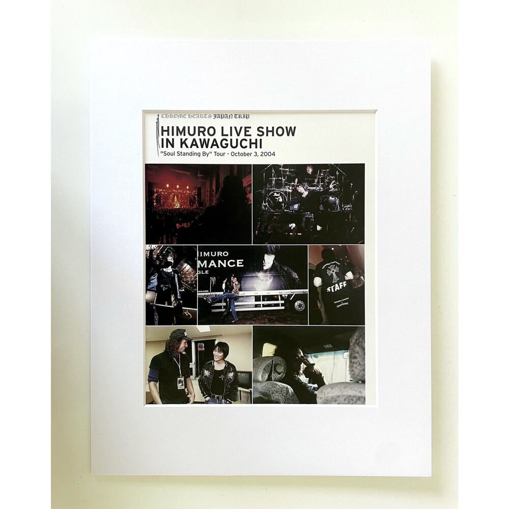 Chrome Hearts 11x14 concert Sealed Matted Frame poster